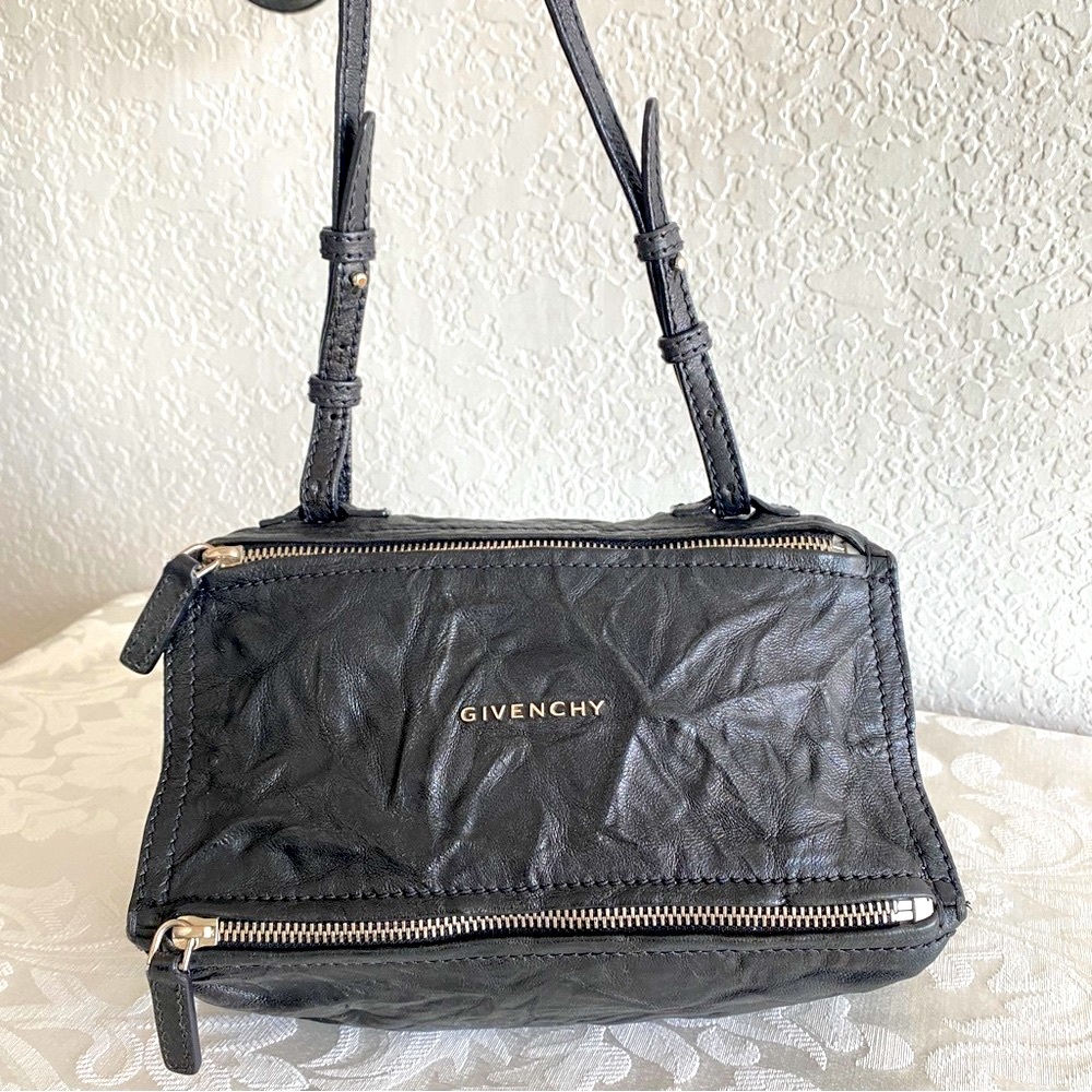 Givenchy black leather Pandora bag